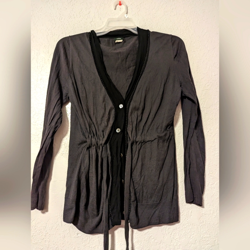 J. Crew XL Blouse Lightweight sweater Runs Small Cardigan Top